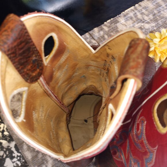 Boulet men's cowboy boots men's 8.5E (wide) - Picture 14 of 16